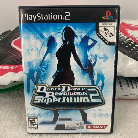 PS2 Dance Dance Revolution Supernova 2 & Konami Dance Mat Playstation 2 Tested - Picture 2 of 16